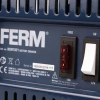 FERM Batterieladegerät Metall BCM1021