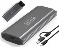 Kryt SSD NVME Pocket SATA adaptér PCIe M.2 COMBO USB 3.0 USB-C 3.1 M2