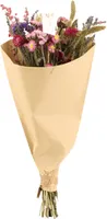 Trockenblumen Feldblumenstrauß Rosa - Blumenstrauß - Ø25cm - ↕60cm
