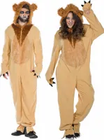 Löwe Löwin Overall Karneval Fasching Kostüm L
