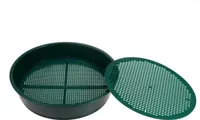 SIDCO Gartensieb Erdsieb mit 2 Siebeinsätzen Erdesieb Rüttelsieb Durchwurfsieb Ø 38cm