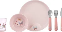 Set Kindergeschirr Mepal Mio 6-teilig - Flowers & Butterflies