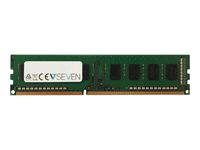 V7 2GB DDR3 PC3-12800 - 1600mhz DIMM Desktop Arbeitsspeicher Modul - V7128002GBD, 2 GB, 1 x 2 GB, DDR3, 1600 MHz, 240-pin DIMM, Grün
