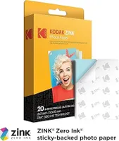 Kodak Zink - Lepidlo - 50,8 x 76,2 mm 20 listov fotografického papiera
