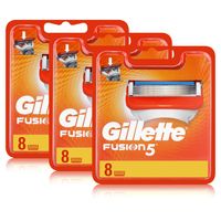 Gillette Fusion 5 Rasierklingen 8 Klingen - Nassrasur Rasieren Rasur (3er Pack)