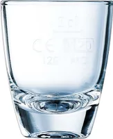 Arcoroc Gin Schnapsglas, Shotglas, Stamper, 35ml, mit Füllstrich bei 2cl, Glas, transparent, 24 Stück