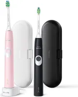 Philips Sonicare ProtectiveClean čierno-ružový 1+1 HX6800/35