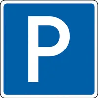 Schild I Parkplatzschild ohne Zusatztext, Aluminium RA1, reflektierend, 600x6...