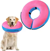 FWLWTWSS Aufblasbare Halskrause Hund & Katze Leckschutz XL
