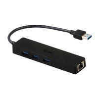 i-tec USB 3.0 Slim HUB 3 Port mit Gigabit Ethernet Adapter