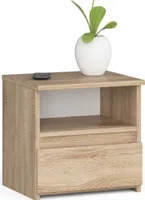 Nachttisch AKORD CL1 in der Farbe Sonoma-Eiche Schublade B40 x H40 x T35 cm