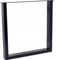 Tischbein, Möbelbein, Möbelfüß, Metallbein, Tischfuss, Tischkufen, Tischgestell, Industriestil Loft-Stil, Rechteck, 1 Stück, 70x71cm
