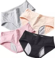 Menstruationsunterwäsche, Perioden Unterwäsche, Menstruation Unterwäsche Grau S