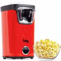 GADGY® Popcornmaschine Heißluft - Popcorn Maker - Ohne Fett und Öl - Popkormaschine Zücker - Popcorn Popper - Popcornmaschine mit Zucker und Öl - Fertig in 3 Minuten - Messlöffel Inklusiv