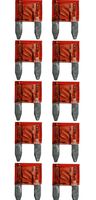 baytronic 10x Kfz-Flachstecksicherung Mini rot 10A