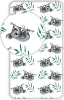 Detské prestieradlo Koala Bear 90x200+25 100% bavlna