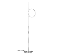 Trio Catoki Stehleuchte Standleuchte LED Fußdimmer Chrom Standleuchte
