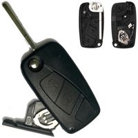 Schlüssel Gehäuse für Fiat Klappschlüssel mit Batterie