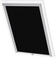 vidaXL Verdunkelungsrollo Schwarz 102