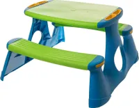 Kindertisch mit Bänken für Garten und Spielplatz