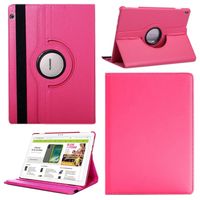 Schutzhülle Kunstleder 360 Grad Tasche für verschiedene Apple iPad, Farbe:Pink, Apple:iPad Air 2 2014