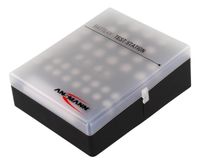 ANSMANN Akkubox für bis zu 48 Akkus & Batterien AAA/AA/C/D/9V inklusive Tester