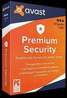 AVAST Premium Security, 10 Geräte, 1 Jahr, 1 DVD-ROM