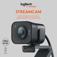 Logitech Stream?am - 1920 x 1080 Pixel - Full HD - 60 fps - 1080p - 2 - 3.7 mm - 0.1 m