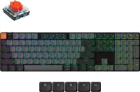 Bezdrôtová mechanická klávesnica Keychron K5 QMK verzia 2, QWERTY US, RGB LED, (Hot-swap) / červený spínač K5X-H1