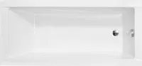 Badewanne MODERN SLIM 140x70 mit Füßen, mit Siphon (ohne Schürze)