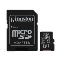 Kingston micSDXC Canvas Select Plus Card + SD Adapter, 128GB