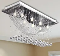 vidaXL Weiße Deckenlampe mit funkelnden Glasperlen 8 x G9 29 cm