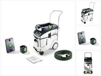 Odkurzacz mobilny Festool CTM 48 E CLEANTEC 48l klasa pyłu M ( 574992 ) + zestaw Bluetooth