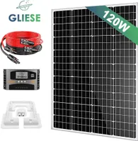Gliese 120W karavan set solární systém kompletní balení solární panel 12V solární modul camping