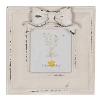 Clayre &amp; Eef 2F1037 Fotorám biely 14x2x14 cm - 7x7 cm
