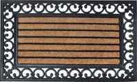 Esschert Design Türmatte Gummi/Kokos 75x45 cm; RB108