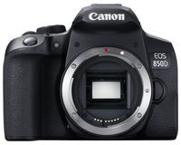CANON EOS 850D Gehäuse + Objektiv EF-S18-55 IS ST Spiegelreflexkamera (24.1 MP, DIGIC 8 Bildprozessor, 4K-Videos, 5-achsiger Digital Movie IS, WLAN und Bluetooth
