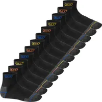 MT Herren Arbeits- und Freizeitsocken (12 Paar) Robuste Work Kurzschaft Socken - Mix 43-46