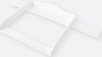 KraftKids Wickelaufsatz weiß passend für 160 cm breite HEMNES Kommode Blende