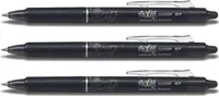 Pilot Frixion Clicker Tintenroller schwarz - 3er-Set