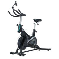 Fitifito Heimtrainer Speedbike Fitness Bike indoor SB21 Magnetberemssystem Ergometer mit 8kg Schwungrad, 14 x Widerstand, Handyhalter, belastbar bis 120kg, schwarz