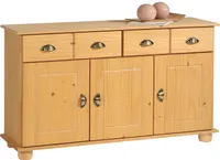 Sideboard COLMAR Kommode Anrichte Kiefer massiv, gebeizt