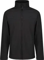 Pánska softshellová fleecová bunda Regatta Uproar, vetruodolná RG1480 (XXL) (Black)