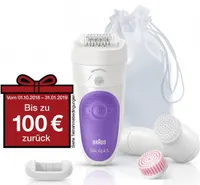 Braun 5-870 Silk-epil SkinSpa SensoSmart - Epilátor - biely/fialový