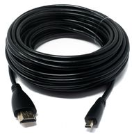 HDMI 1.4 Kabel 10 m Stecker zu Micro Stecker Adapter in Schwarz