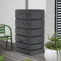 XXL Wassertonne Wassertank mit Hahn, Deckel und Monoblock 210 Liter in –  Kreher Technik