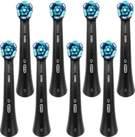 ORIGINAL ELEKTRISCHER ZAHNBÜRSTENKOPF FÜR ORAL-B iO ULTIMATE CLEAN Black 8 Stück