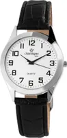 Classique Herrenuhr mit Kunstlederionsarmband