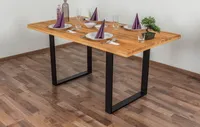 Esstisch Wooden Nature 413 Kernbuche massiv geölt, Tischplatte glatt - 160 x 90 cm (B x T)