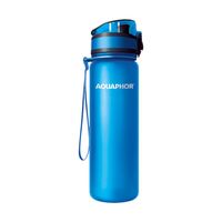 AQUAPHOR CITY Wasserfilterflasche, 500 ml, filtert unterwegs, BPA-frei, Trinkfilterflasche aus TRITAN TM, blau